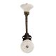 Cream Wheel Flower Ceramic Antique Rope Iron Hook